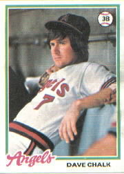 1978 Topps Baseball Cards      178     Dave Chalk